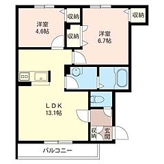 物件の間取り