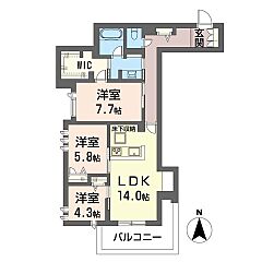 物件の間取り