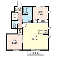 物件の間取り