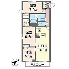 物件の間取り