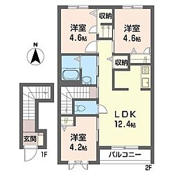 間取図画像 3LDK