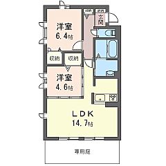 物件の間取り