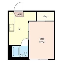 間取図画像 1K