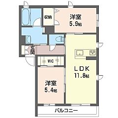 物件の間取り