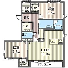 物件の間取り