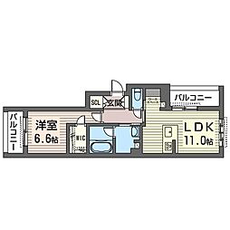 間取図画像 1LDK