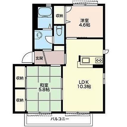 シルクタウンA_間取り_0
