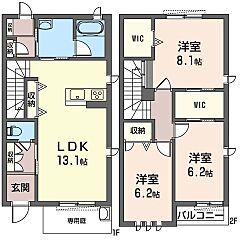 物件の間取り