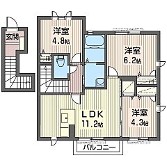 物件の間取り