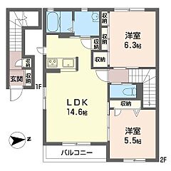 物件の間取り