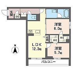 物件の間取り