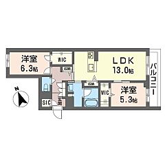 物件の間取り