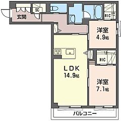 物件の間取り