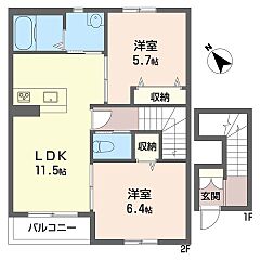 物件の間取り