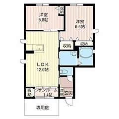 物件の間取り