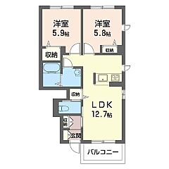 物件の間取り