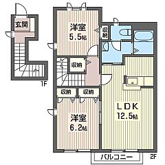 物件の間取り