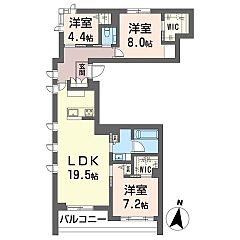 物件の間取り