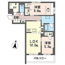 間取図画像 2SLDK