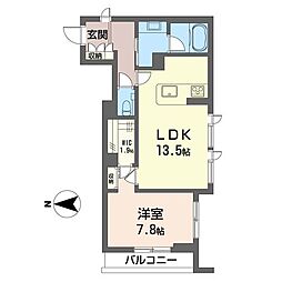 間取図画像 1LDK