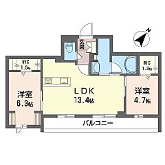 物件の間取り