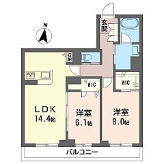 物件の間取り
