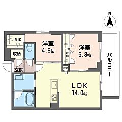 物件の間取り
