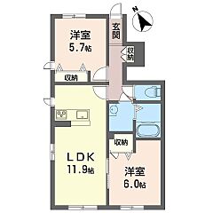 物件の間取り