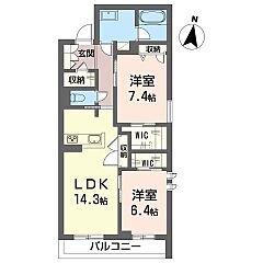 物件の間取り