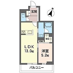 間取図画像 1LDK