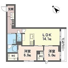 物件の間取り