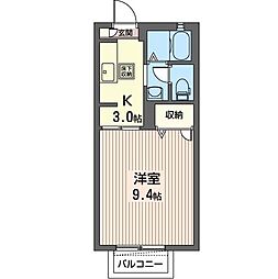 間取図画像 1K