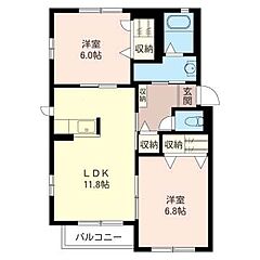 物件の間取り