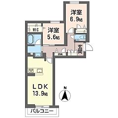 物件の間取り