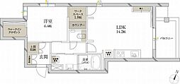 CLAIRShamaisonPremier 1SLDKの間取図画像