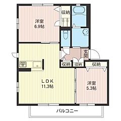 物件の間取り