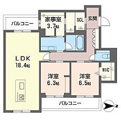 物件の間取り