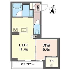 物件の間取り