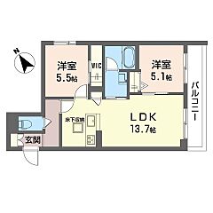 物件の間取り