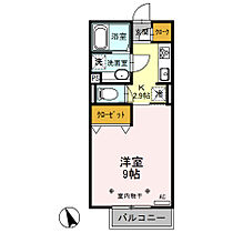 ローズハイツ 203 ｜ 群馬県伊勢崎市茂呂町１丁目347-1（賃貸アパート1K・2階・30.00㎡） その2