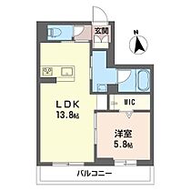 誉  302号室 ｜ 群馬県高崎市飯塚町1248-20（賃貸マンション1LDK・3階・46.70㎡） その2