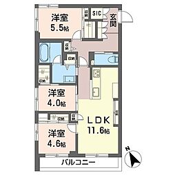 間取図画像 3LDK