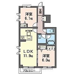 物件の間取り