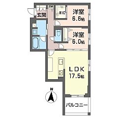 物件の間取り