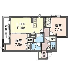 物件の間取り