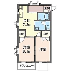 物件の間取り