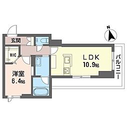 間取図画像 1LDK