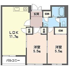 物件の間取り