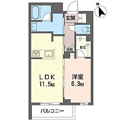 物件の間取り