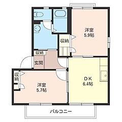 物件の間取り